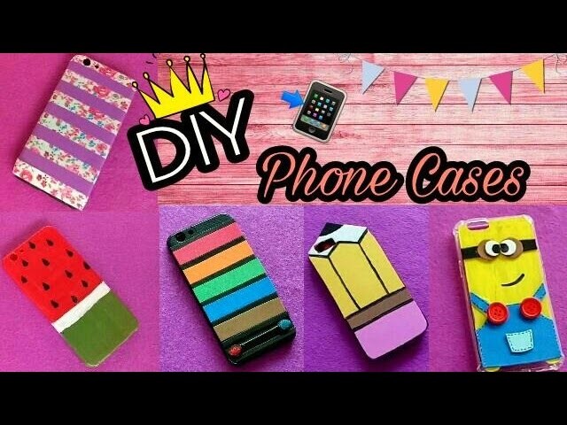 DIY Phone Cases ||Quick,easy and cute Phone Cases||Do It Yourself||