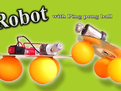 DIY Robot using Ping Pong Balls - How to make a  robot for Kids - Easy & Simple