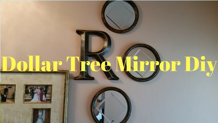 Dollar Tree Mirror DIY