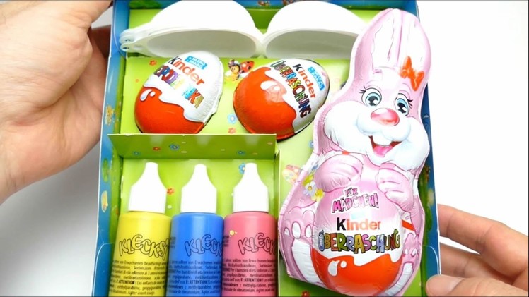 Easter Egg DIY Painting Set with Kinder Surprise Eggs