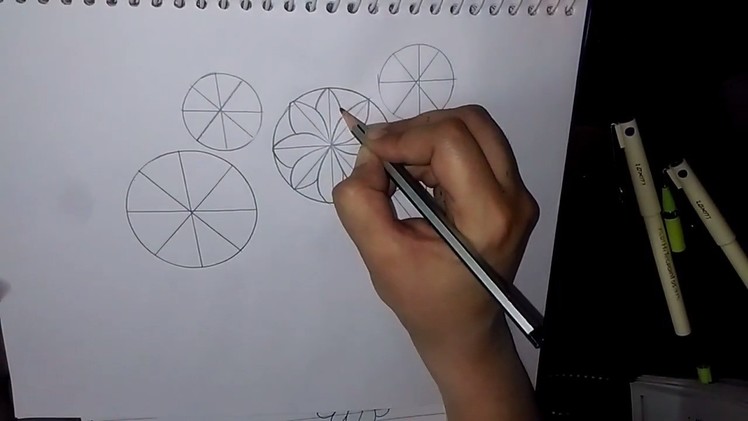How to draw a flower step by step with pencil