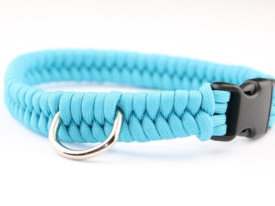HOW TO MAKE A SWITCHBACK(FISHTAIL) PARACORD DOG COLLAR TUTORIAL.