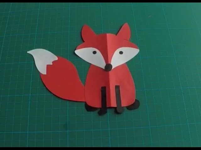 How to make a paper fox (Diy-Handmade)