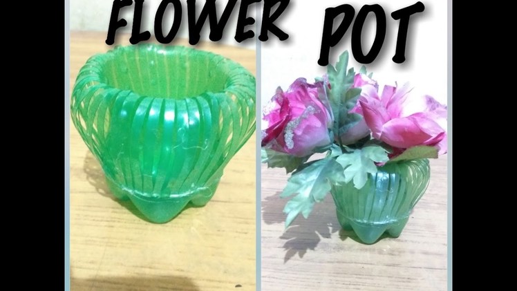How To Make Flower Pot At Home