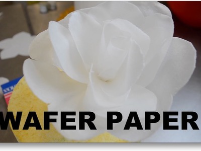 How To Make WAFER PAPER FLOWERS