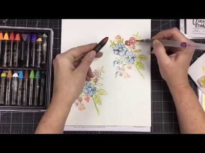 March Color Madness-Oil Pastel Tutorial on Facebook Live