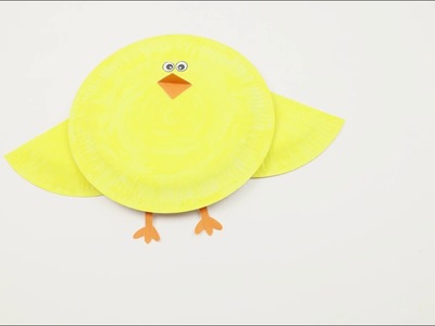 Paper Plate Chick Craft