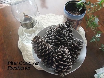Pine Cone Air freshener . DIY or Fire Starters