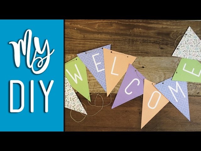 Quick and Easy Pennant Banner Tutorial using your Silhouette Cameo