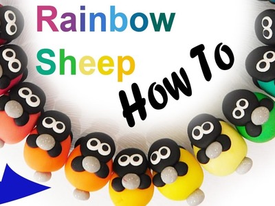 Rainbow Sheep - Fimo Polymer Clay Artistic Tutorial