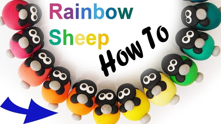 Rainbow Sheep - Fimo Polymer Clay Artistic Tutorial