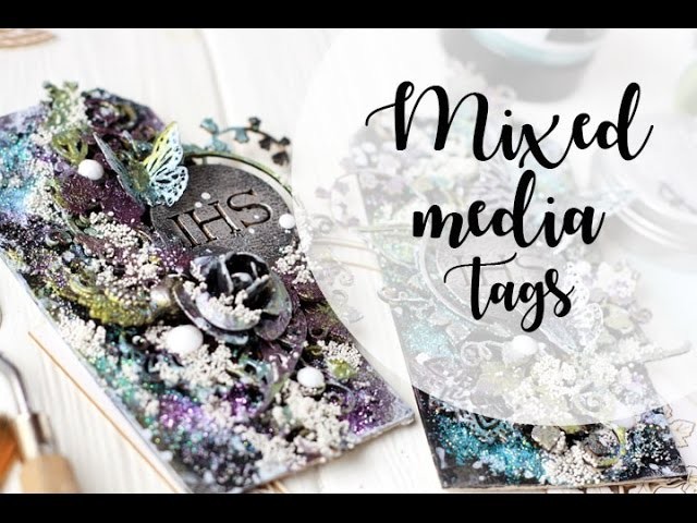 Step-by-step tutorial - mixed-media tags