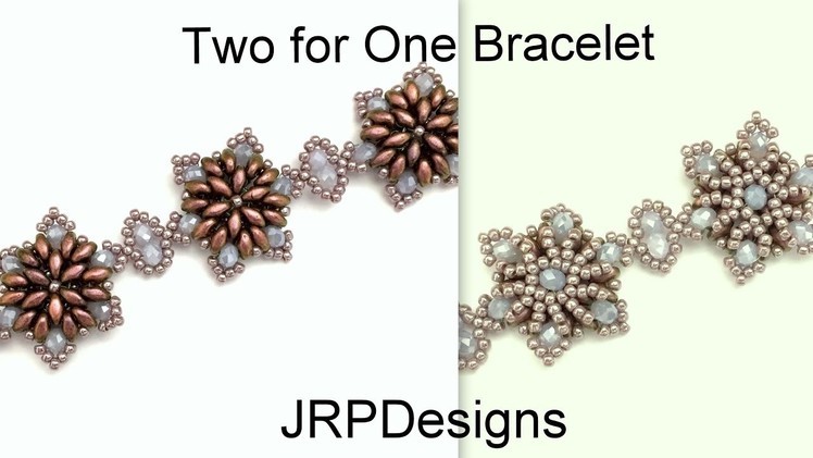 Two For One Bracelet- Intermediate to advanced tutorial  left hand