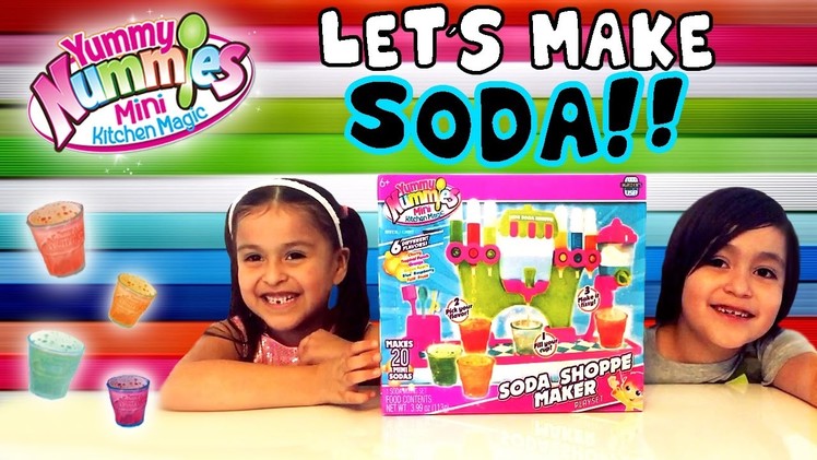 Yummy Nummies Soda Shoppe Maker Mini Kitchen - DIY Make your Own Fizzy Drinks!