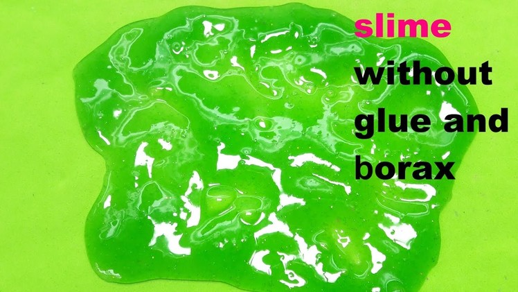 1 HOW TO MAKE SLIME 3 INGREDIENT WITHOUT GLUE!! DIY SLIME 3 INGREDIENT EASY WITHOUT GLUE