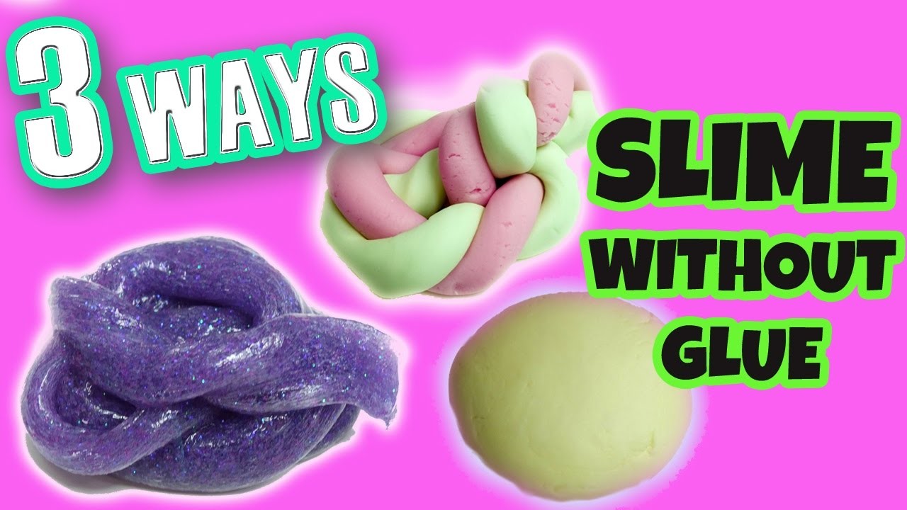 ways to make slime without glue and activator