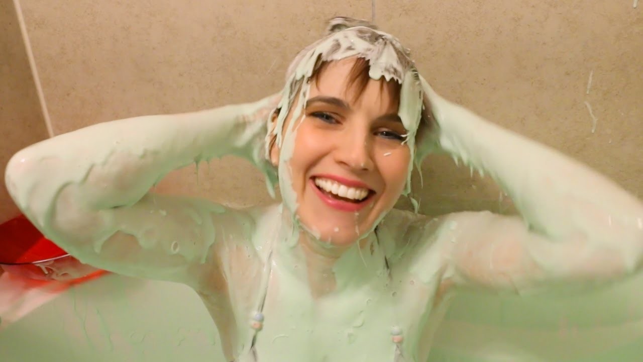 Best Butter Slime Bath Challenge! 