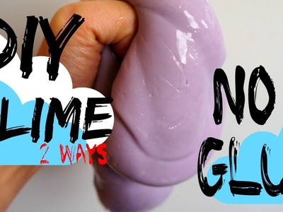 DIY 2 WAYS TO MAKE SLIME WITHOUT GLUE (FAIL) | SISSISPONG