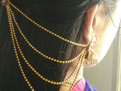 DIY BRIDAL EAR CHAIN