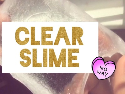 ????????DIY Holdable 2 Ingredient Slime with No Glue, No Soap and No Borax! (Easy)????????