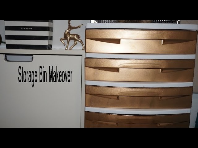 DIY: Storage Bin Drawers Makeover!
