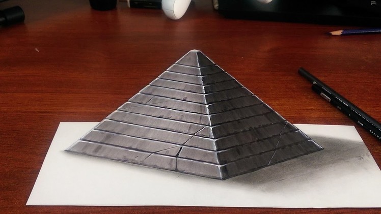 Drawing a Pyramid 3D Trick