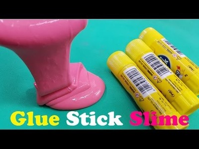 Glue Stick Slime With 2 Ingredient Easy!! Glue Stick Slime No Borax or Shaving Cream