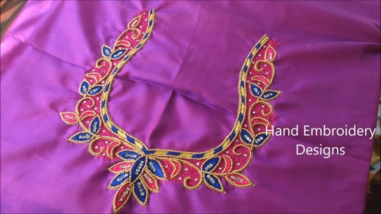 Hand embroidery designs | basic embroidery stitches - hand embroidery flowers stitch, DIY Stich