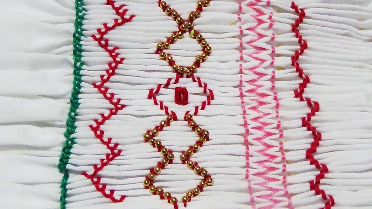 Hand Embroidery: SMOCKING Stitch (Part 2)