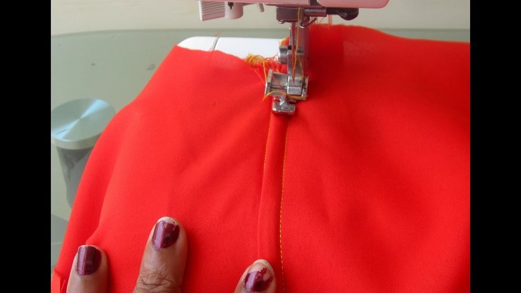 How to Attach | Sew in  Zipper for  Kurti | Kameez | Dress -DIY || AWW # 276||