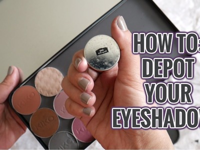 HOW TO DEPOT EYESHADOWS (Easy DIY) | MakeUp Forever Palette