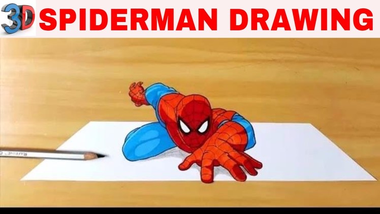 How To Draw Spiderman 3d | #3