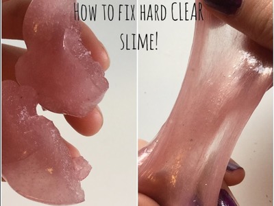 How to fix hard CLEAR slime!