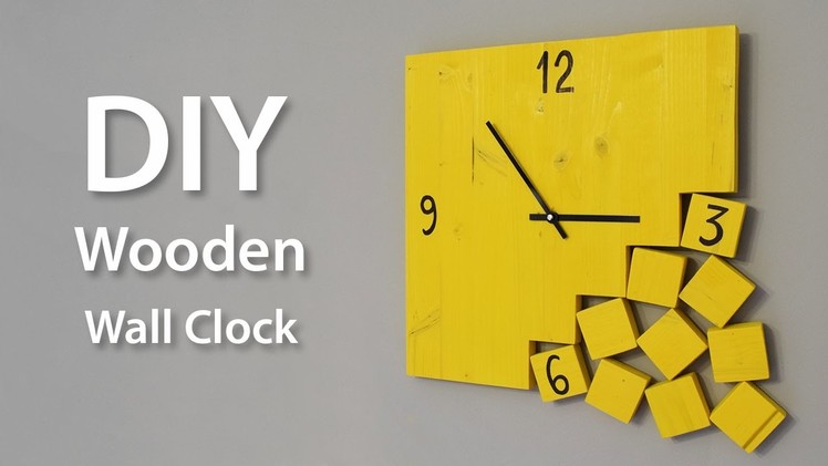 How To Make A Modern Wooden Clock | DIY Project
