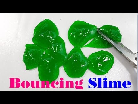 How to Make Bouncing Slime with only 3 ingredients!!Easy