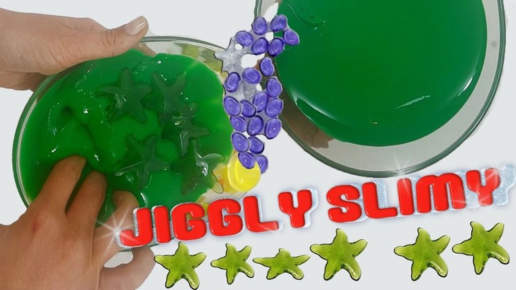 How to make jiggly slime | green