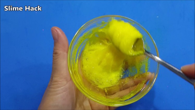 How to make slime only glue and salt