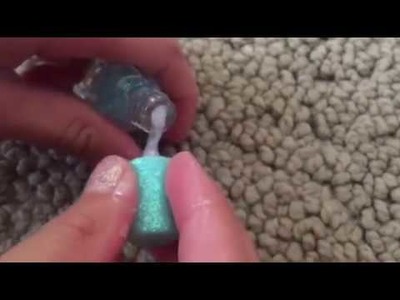 How to make slime without any glue!!!!(nail polish replaces glue)