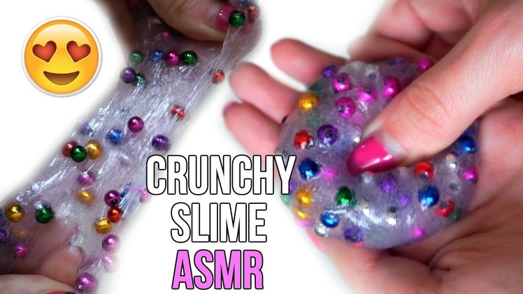 HOW TO MAKE SLIME WITHOUT BORAX, DETERGENT, CORNSTARCH! CRUNCHY SLIME ASMR!