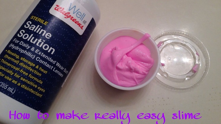 How to make slime without borax or laundry detergent
