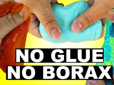 How To Make Slime Without Glue! 3 Ways! Tested! How To Make Slime Without Borax!!!