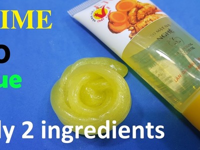 How to Make Slime Without glue with 2 ingredients!!Easy
