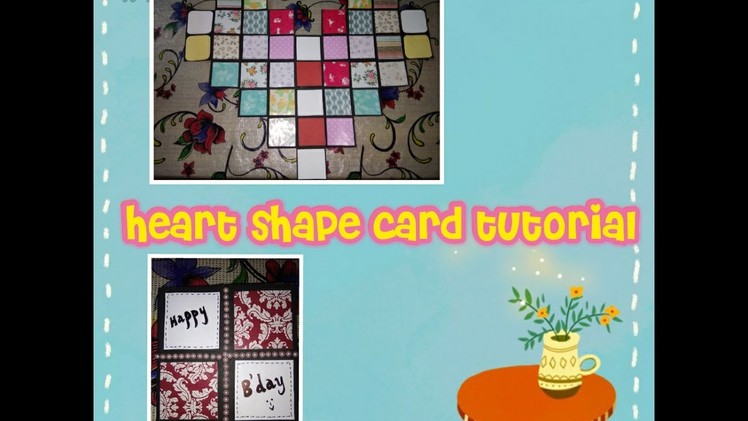 MultiFold scrapbook || Heart shaped card tutorial|| In just 3min.  ❤