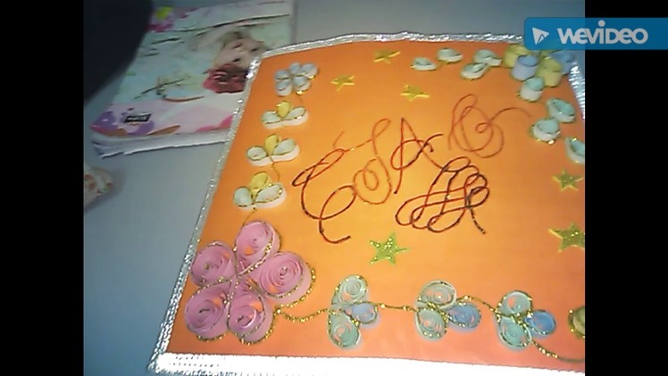 Scrapbook or farewell party card for seniors or teachers. bday card. greeting card. 