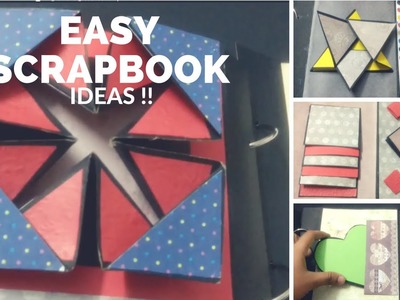 Simple and Easy handmade scrapbook | Sreelakshmy Govindan