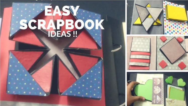 Simple and Easy handmade scrapbook | Sreelakshmy Govindan