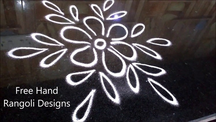 Simple and innovative rangoli designs easy | easy free hand rangoli designs, easy kolam,easy Muggulu