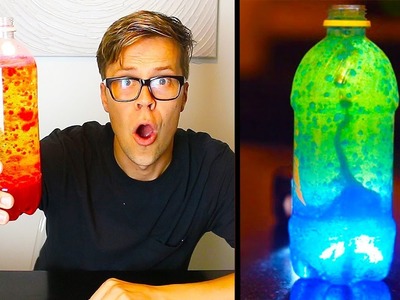 TRYING DIY GLOWING LAVA LAMP EXPERIMENT -   DAY 108