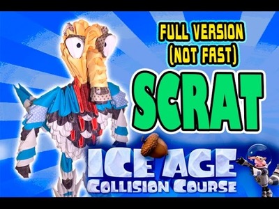 3D MODULAR ORIGAMI #142 SCRAT ( ICE AGE ) FULL VERSION (NOT FAST)