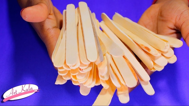 5 amazing ideas of  Popsicle Sticks | DIY | Artkala 171